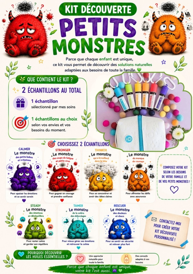 Kit Découverte Petits Monstres 